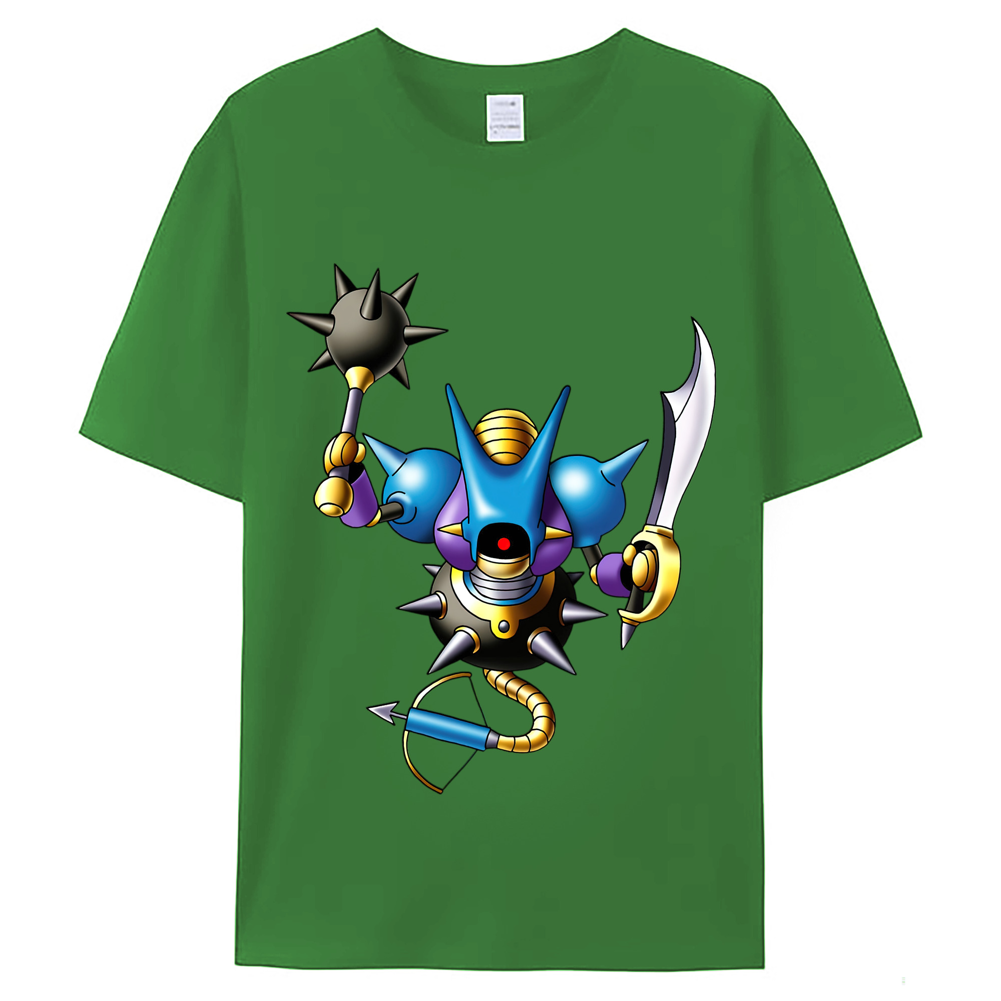 （画像用） ドラゴンクエスト Doragon Kuesuto Dragon Quest レディースカジュアルプリントTシャツ（綿100％）